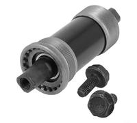 Yhenlovtt Rodamiento sellado cuadrado cónico pedalier 68mm para bicicleta de carretera, bielas de acero al carbono con agujero cuadrado, negro BB reemplazo 107 110.5 116 120 (110.5#)