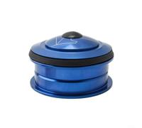 Yhenlovtt Rodamientos dobles para auriculares de bicicleta con construcción de aleación de aluminio integrada de 286 mm y 44 mm para horquilla de tubo recto sellada Plus 44 mm (azul)