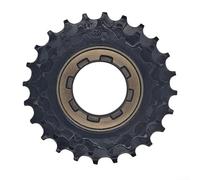 Yhenlovtt Rueda libre de bicicleta Piñón de acero de 3 velocidades 18-21-24T CNC Mecanizado Volante británico Rosca B1.375X24 para cubo giratorio Casete de cubo forjado en frío engranaje con tres
