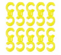 Yhenlovtt S-type Nylon C-type Plus para alambre de bicicleta para clips para organizador de montaña y carretera, gestión de cables de bicicleta (5 opciones de color) (amarillo)