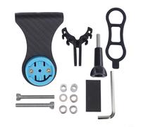 Yhenlovtt Soporte de fibra de carbono para extensión de vástago de bicicleta, soporte de computadora para Edge 130 o 520 o 820 o 1000 y Rider 20/30/40 Series Cycling (para)