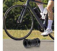 Yhenlovtt Soporte inferior roscado T47 de 86,5 mm de longitud para eje de 24 mm, copa de acero y nailon con rodamientos de cartucho sellados para bicicleta de carretera