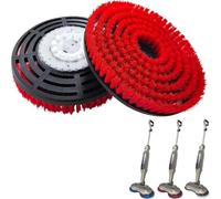 Yhenlovtt Steam-Mop - Almohadillas de repuesto para cabezal de cepillo Shark S7000 S7001 S7020, lavables, para suelos laminados de azulejos de madera dura, fácil de poner y quitar (2 rojos)