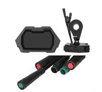 Yhenlovtt Tablero LCD de repuesto para Kukirin G2Pro/G3Pro/G2 Max/Master, pantalla de scooter eléctrico con conector impermeable de cinco cables, negro (D)