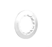 Yhenlovtt Tapa de bloqueo de casete de bicicleta para rueda libre de 11 velocidades, cubierta de aluminio 7075, protector de engranaje ligero en plata (plata)