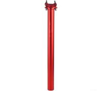 Yhenlovtt Tija de sillín de bicicleta de aleación de aluminio, diseño ligero de doble perno 6061, tubo de sillín de bicicleta de carretera MTB de 400 mm para ciclismo (30,9 x 400 mm, rojo)