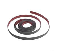 Yhenlovtt Tira de transición de suelo de 6 m, sin costuras, material TPE de 6 m de longitud, para alfombras y calcomanías de suelo de 10 mm de grosor, gris oscuro, gris claro, marrón y negro