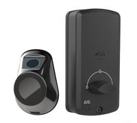 Yhenlovtt Tuya - Cerradura inteligente de puerta con huella dactilar con clasificación de impermeabilidad IP45, bloqueo automático y control de aplicación para seguridad del hogar