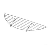 Yhenlovtt Utensilios de parrilla para barbacoa al aire libre, de acero inoxidable, para picnic, barbacoa, con vapor antiquemaduras (37 x 11 cm)