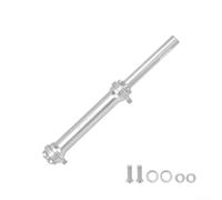 Yhenlovtt Vástago de bicicleta plegable, aleación de aluminio reforzado 6061, barra de extensión telescópica ajustable del manillar para Brompton Neo 349 16 pulgadas (plata)