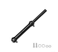 Yhenlovtt Vástago de bicicleta plegable, aleación de aluminio reforzado 6061, barra de extensión telescópica ajustable del manillar para Brompton Neo 349 16 pulgadas (negro)