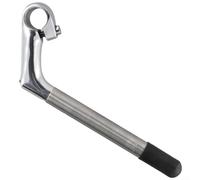 Yhenlovtt Vástago elevador de aleación de aluminio de 22,2 mm, 75 x 220 mm, espejo pulido para bicicletas plegables tipo H tipo M con diámetro de manillar de 25,4 mm, instalación estilo antiguo