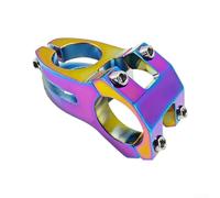 Yhenlovtt Vástago hueco CNC de 31,8 mm para horquilla de 28,6 mm, elevador de manillar MTB de aleación ligera con fuerte sujeción, piezas de ciclismo personalizadas coloridas (colorido)