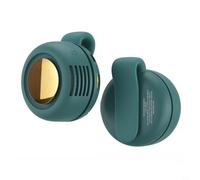 Yhenlovtt Ventilador portátil con clip que funciona con pilas, ventilador personal recargable con clip debajo de la camisa, dispositivo de refrigeración corporal con 3 velocidades ajustables para