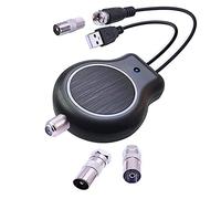 Yheonver Amplificador de señal digital HDTV para exterior o interior, amplificador de señal de antena de TV, HD FM DVB, alimentado por USB, 32 dbi