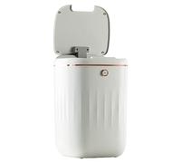 Yheonver Bote de basura inteligente de 20 L, impermeable, eléctrico, con sensor automático, para cocina, baño, inodoro, color blanco