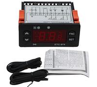 Yheonver ETC-974 Controlador de Temperatura Digital Microordenador Termostatos Termostato Alarma de RefrigeracióN 220V Sensor