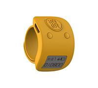 Yheonver Mini Digital LCD Electronic Finger Ring Hand Übereineinstimmler 6 Stelliger Wiederaufladbarer ZäHler Clicker Amarillo