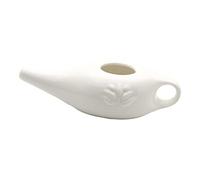 Yheonver Olla Neti de CeráMica de 250 Ml, Olla para Limpieza de Nariz, Duradera, una Prueba de Fugas, para Enjuague Nasal, Lavado de Nariz, Hombres y Mujeres,