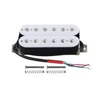 Yheonver Pastillas Humbucker para guitarra eléctrica, puente Alnico V, color blanco