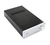 Yheonver Refuerzo de vivienda, LM3886 de aluminio completo, carcasa de amplificador, carcasa de audio con enchufe, 500154758