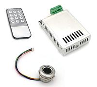 Yheonver Tablero de Control de Dactilares K216 + MóDulo de Dactilares R503 Control de Acceso de Luz Indicadora de Anillo Bicolor