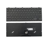 yhfshop Teclado de repuesto para computadora portátil para Dell Chromebook 3100/5190 (no 2 en 1) 01K9J0 1K9J0 (C10) M96TD 0M96TD TPN-136US001909 AE09U018 NSK-EJ1SW, negro