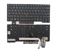 yhfshop Teclado de repuesto para laptop Lenovo ThinkPad T14 Gen 1 2020 20UD 20UE 20S0 P14s Gen1, P14s T14 Gen2, color negro