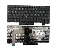 yhfshop Teclado de repuesto para portátil Lenovo IBM ThinkPad T470 01AX434 SN20L72796 (sin puntero rojo)