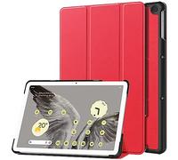 YHFZR Funda Carcasa para Google Pixel Tablet 11 Pulgada 2023, Slim Smart Carcasa Protectora con Soporte Función Cover Case para Google Pixel Tablet 11 Pulgada 2023, Rojo