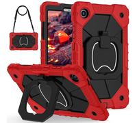 YHFZR Funda Carcasa para Lenovo Tab One/Tab K9 8,7 Pulgada Tablet TB305XU/TB305FU, Tres Capas con función Atril incorporada Shockproof Híbrido Resistente Cover Case, Rojo
