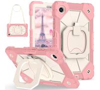 YHFZR Funda Carcasa para Lenovo Tab One/Tab K9 8,7 Pulgada Tablet TB305XU/TB305FU, Tres Capas con función Atril incorporada Shockproof Híbrido Resistente Cover Case, Rosa