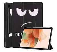 YHFZR Funda Carcasa para Samsung Galaxy Tab S7 FE, Slim Smart Carcasa Protectora con Auto-Desbloquear, Soporte Función Cover Case para Samsung Galaxy Tab S7 FE T730/T736B 12.4", Ojo