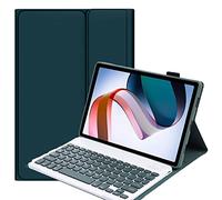 YHFZR Funda con Teclado para Lenovo Tab P11 Pro 2nd 2022, Español Ñ Desmontable Magnética Bluetooth Teclado Inalámbrico para Lenovo Tab P11 Pro 2nd 2022/ Pad Pro 2022 11.2'' 2022 TB-132U, Verde Oscuro