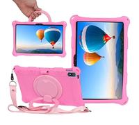 YHFZR Funda para AGM Pad P2 Tablet 11 Pulgada, Soporte Giratorio Silicón Ligera Carcasa Antideslizante para los niños para AGM Pad P2 Tablet 11 Pulgada, Rose