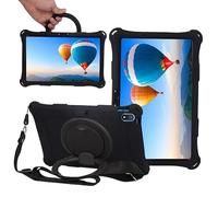 YHFZR Funda para AGM Pad P2 Tablet 11 Pulgada, Soporte Giratorio Silicón Ligera Carcasa Antideslizante para los niños para AGM Pad P2 Tablet 11 Pulgada, Negro