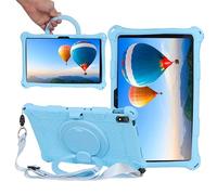 YHFZR Funda para AGM Pad P2 Tablet 11 Pulgada, Soporte Giratorio Silicón Ligera Carcasa Antideslizante para los niños para AGM Pad P2 Tablet 11 Pulgada, Azul