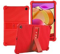 YHFZR Funda para Amazon Fire MAX 11, Silicón Ligera Carcasa Antideslizante con Soporte para los niños para Amazon Fire MAX 11, Rojo