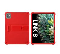 YHFZR Funda para Blackview Link 8 Tablet 12,7 Pulgada, Silicón Ligera Carcasa Antideslizante con Soporte para los niños, Rojo