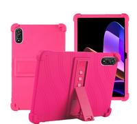 YHFZR Funda para Blackview Mega 2 Tablet 12 Pulgada, Silicón Ligera Carcasa Antideslizante con Soporte para los niños para Blackview Mega 2 Tablet 12 Pulgada, Rosa