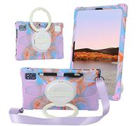 YHFZR Funda para Blackview Tab 13, Soporte Giratorio Silicón Ligera Carcasa Antideslizante para los niños para Blackview Tab 13 /Blackview Tab 12 /Blackview Tab 7 10 Pulgada, Colorido