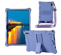 YHFZR Funda para Blackview Tab9 Tablet 10,1 Pulgada, Silicón Ligera Carcasa Antideslizante con Soporte para los niños para Blackview Tab9 Tablet 10,1 Pulgada, Morado