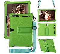 YHFZR Funda para Brillar IBLK002 10 Pulgada, Silicón Ligera Carcasa Antideslizante con Soporte para los niños para Brillar IBLK002 10 Pulgada, Verde