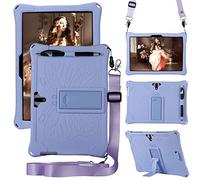 YHFZR Funda para Brillar IBLK002 10 Pulgada, Silicón Ligera Carcasa Antideslizante con Soporte para los niños para Brillar IBLK002 10 Pulgada, Morado
