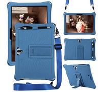 YHFZR Funda para Brillar IBLK002 10 Pulgada, Silicón Ligera Carcasa Antideslizante con Soporte para los niños para Brillar IBLK002 10 Pulgada, Azul