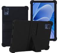 YHFZR Funda para Cubot Tab 70 Tablet 10,95 Pulgada, Silicón Ligera Carcasa Antideslizante con Soporte para los niños, Negro