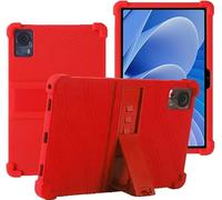 YHFZR Funda para Cubot Tab 70 Tablet 10,95 Pulgada, Silicón Ligera Carcasa Antideslizante con Soporte para los niños, Rojo