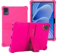 YHFZR Funda para Cubot Tab 70 Tablet 10,95 Pulgada, Silicón Ligera Carcasa Antideslizante con Soporte para los niños, Rosa