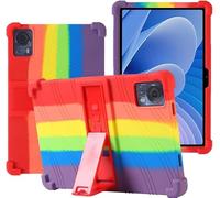 YHFZR Funda para Cubot Tab 70 Tablet 10,95 Pulgada, Silicón Ligera Carcasa Antideslizante con Soporte para los niños, Colorido