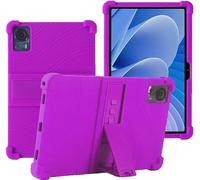 YHFZR Funda para Cubot Tab 70 Tablet 10,95 Pulgada, Silicón Ligera Carcasa Antideslizante con Soporte para los niños, Morado